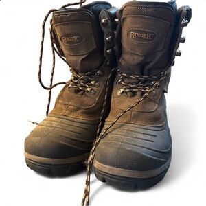 Ranger Men's Durable Brown and Black Boots